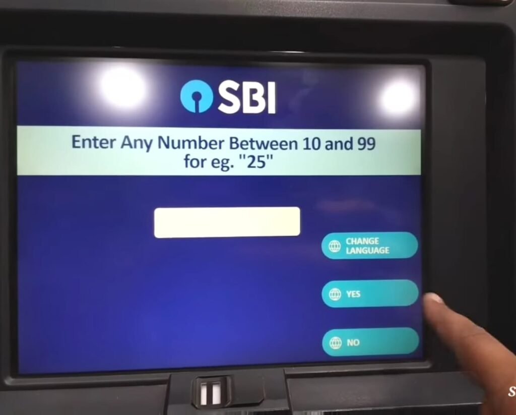 SBI ATM PIN generation by call